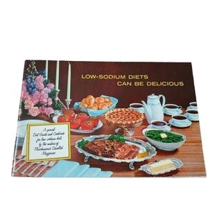 Vintage Pamphlet 1962 Booklet Fleischmann's Low-Sodium Diet Rare Item